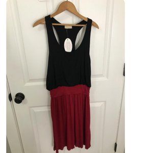 Black and red dress